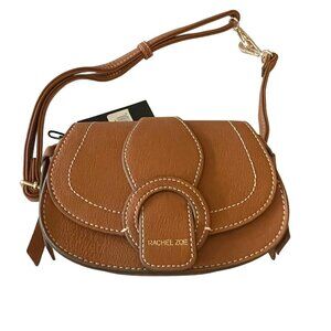 Rachel Zoe Belt and Crossbody Bag Brown Edessi NEW